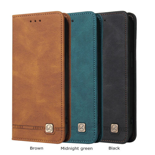 Wallet Leather Case Cover For Motorola Moto G15 G05 G35 G55 G75 G85 G04 G84 G54 - Picture 2 of 22