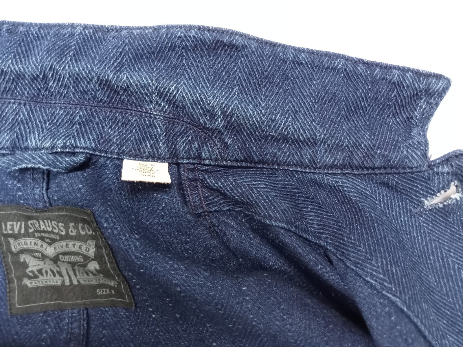 Levi's Size Small Engineer Coat Jacket Railroad C… - image 17