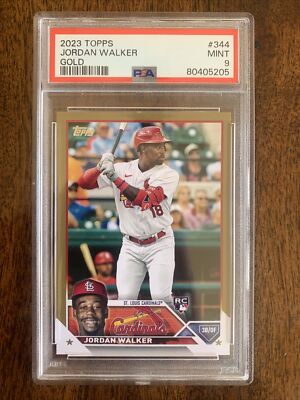 2023 Topps Series 2 - Jordan Walker #344 Gold /2023 (RC) for sale