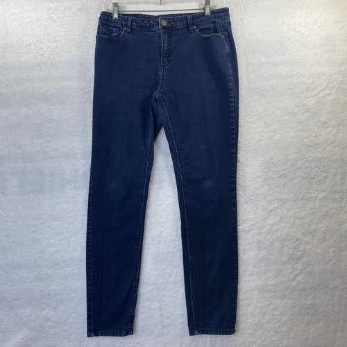 Buffalo David Bitton Women's 10/30 Jeans Blue Denim Tapered Leg Stretch Mid Rise