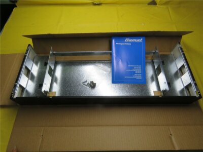 Gamat geschlossener Sockel 7 cm schwarz Gasraumheizer RGA 50/471 .. RG 50/474 ..
