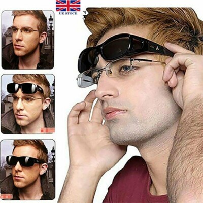 Polarised Sunglasses Over Glasses Wrap Around Sunglasses