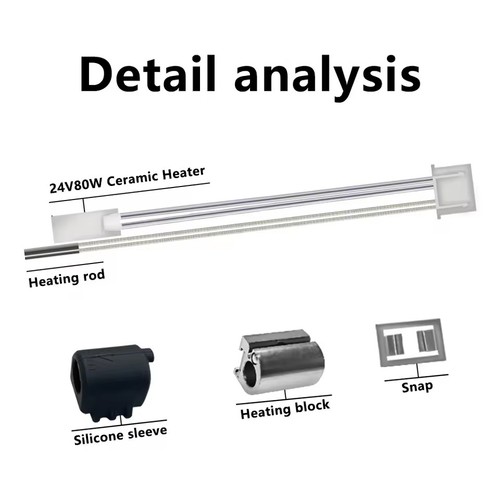Für Anycubic Kobra 3 Max Keramik Hotend gehärtete Stahldüse 3D Drucker Teile - Bild 8 von 25