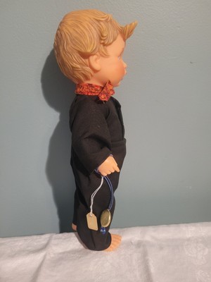Vintage Goebel M.J. Hummel Germany Vinyl Rubber Boy Doll From The  display picture 1