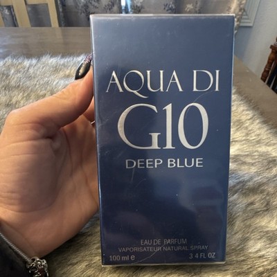 Aqua di G10 Deep Blue Eau de Parfum Spray 3.4 fl oz / 100ml UPC 796752023311