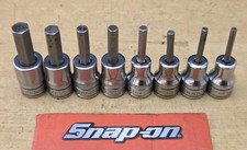 Snap On 208efay - 38 Drive 8 Pc Sae Standard Hex Bit Socket Driver Set