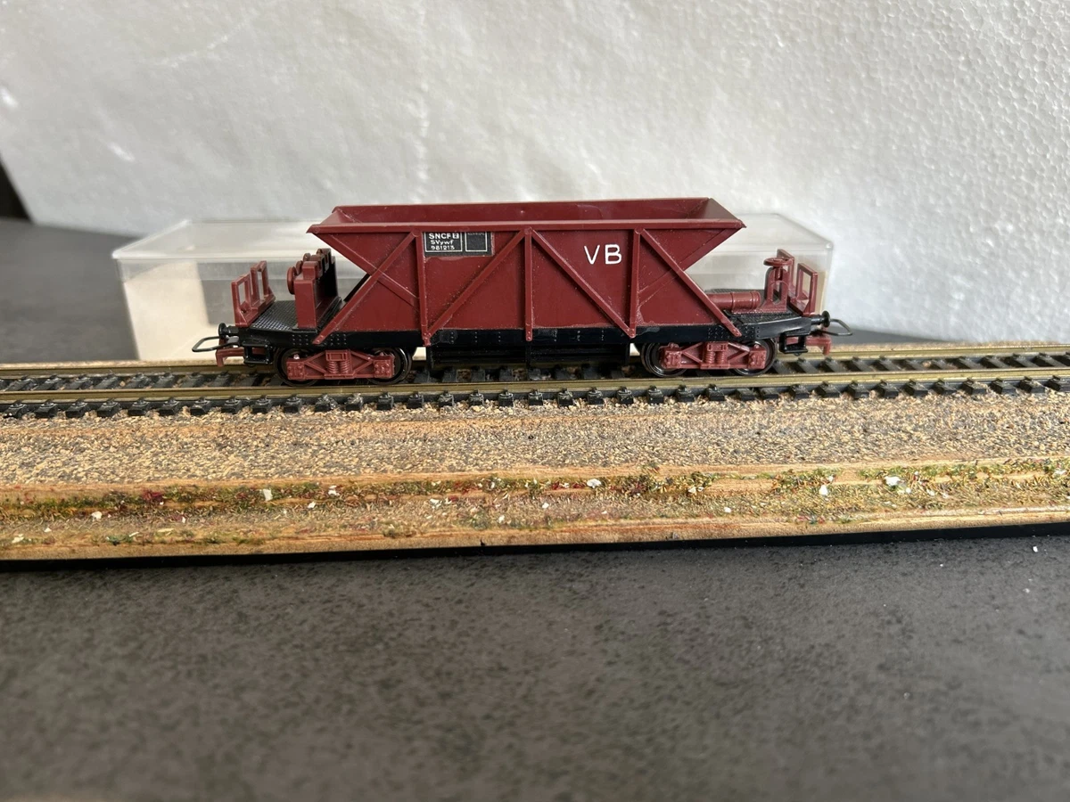 Wagon céréalier à bogies, base Jouef, décoration TRANSCÉRÉALES | Trains