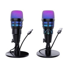 Condenser Microphone with Plug and Play USB High Sensitivity Capacitor Noise