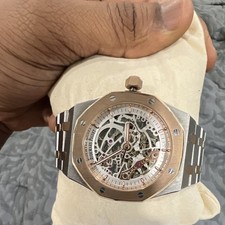 Audemars Piguet Royal Oak Skeleton Dial Two-Tone Octagon Auto Bracelet