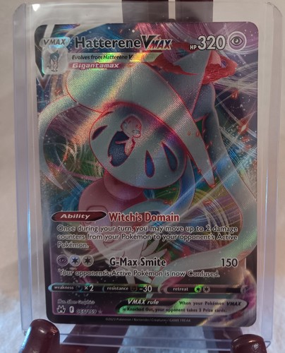 Hatterene VMAX 066/159 SWSH: Pokemon Crown Zenith Holo NM/M