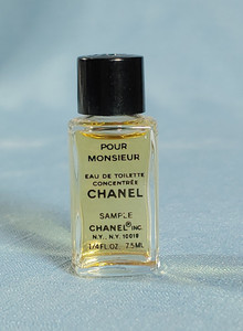 CHANEL Pour Monsieur EDT Concentree Splash 7.5 ML 1/4 FL OZ for Men Vintage