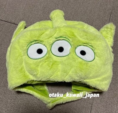 Tokyo Disney Alien Little Green Men Toy Story Plush Fan Cap Hat Japan Headband
