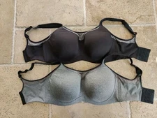 Curvy Couture Sports Bras 34G Lot Of 2