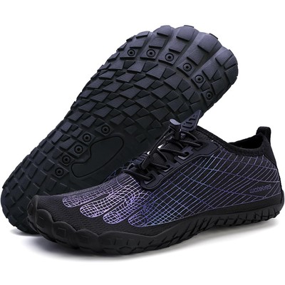 Herren Barfußschuhe Badeschuhe Sport Baden Schwimmen Fitness schwarz Größe 47