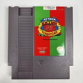 Attack of the Killer Tomatoes (Nintendo NES, 1992) Cartridge & Manual Only