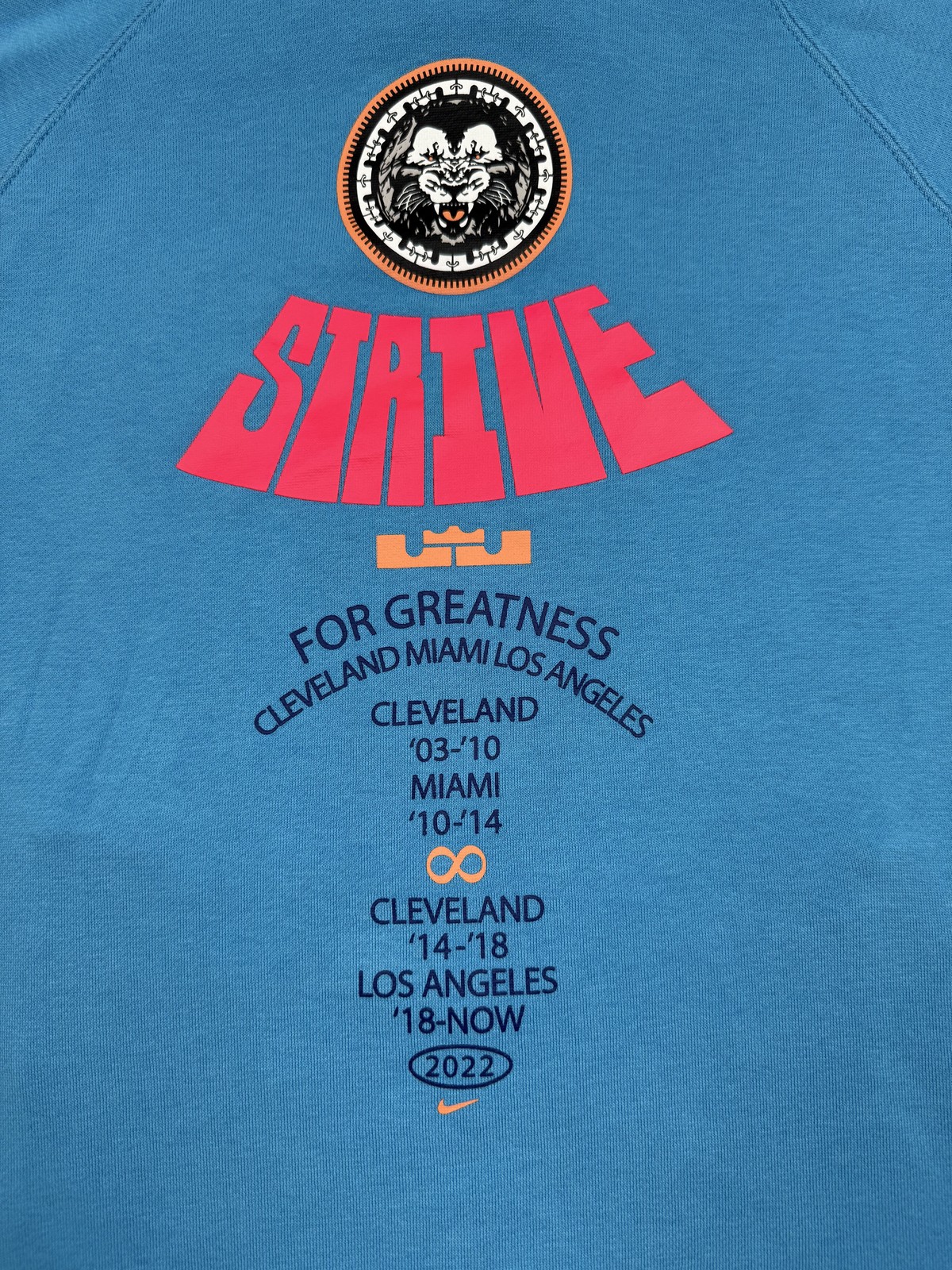 Nike LeBron James Hoodie Mens Small Strive For Gr… - image 10