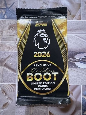 2025-26 TOPPS Premier League Golden Boot Limited Edition Set Single Pack 7 Cards