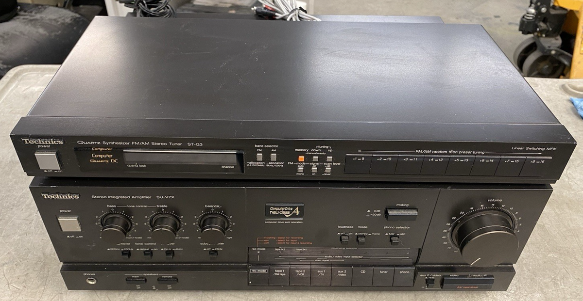 Technics SU-V7X Stereo Integrated Class A Amplifier + ST-G3 Tuner