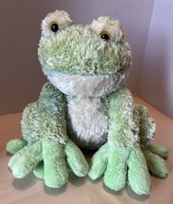 Toys R Us Animal Alley Green Frog Plush Weighted