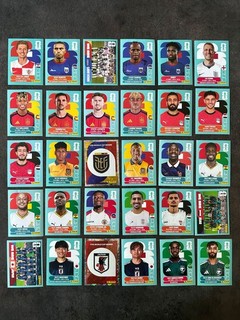 Lot de 30 cartes stickers panini coupe du monde 2026 tous différents LOT 2