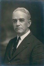 Earl Photoy 1900s Judge Aj Parker Head Shoulder Portrait Vintage Suit Tie 4X6