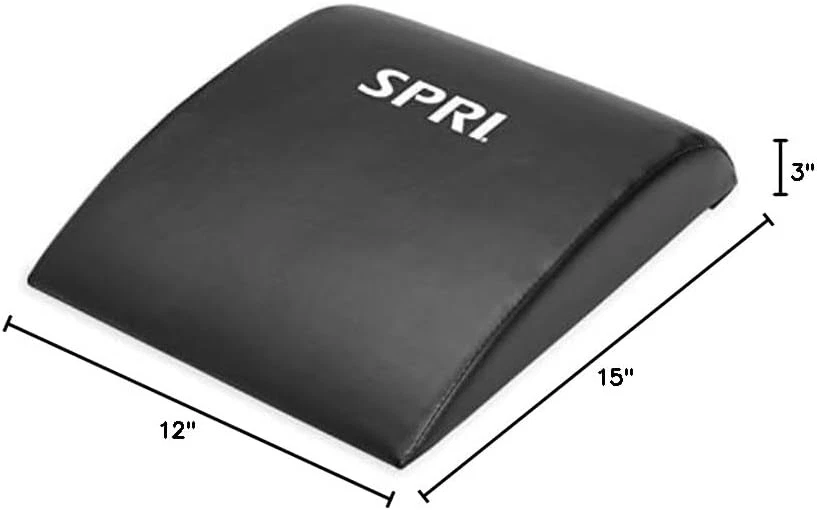 SPRI Ab Mat, Portable Core Workout Mat for Sit-Ups & Crunches Black - Image 4 of 4