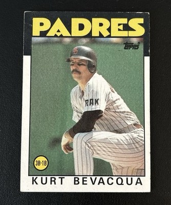 1986 Topps - Kurt Bevacqua #789