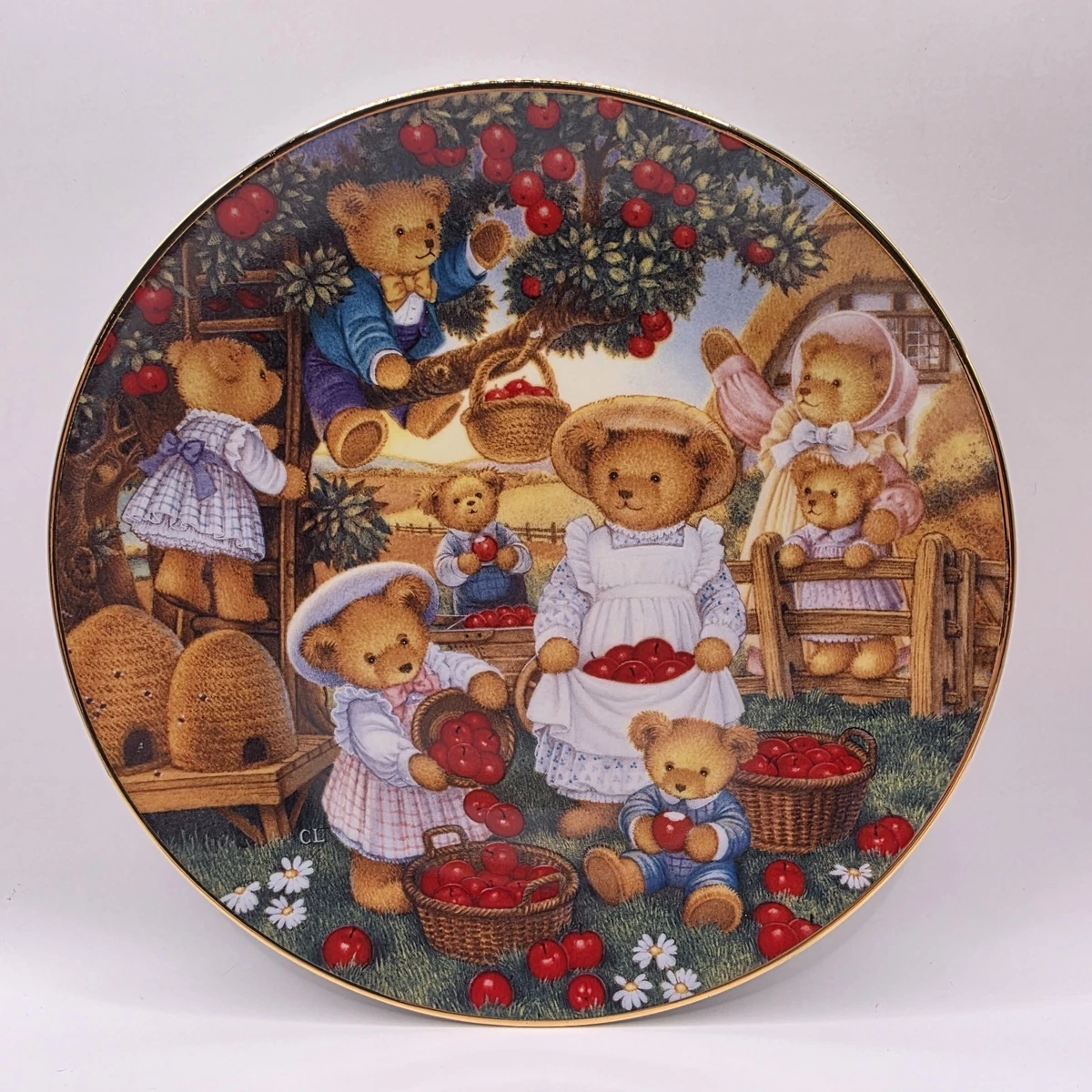 Franklin Mint Teddy Bear Plate for sale | eBay