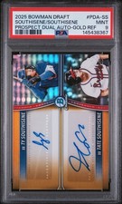 2025 Bowman Draft Southisene Tate And Ty Dual Autograph #PDA-SS /50 Psa 9 Pop 1