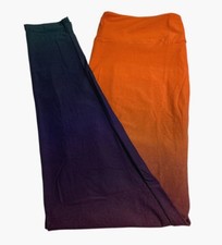 Lularoe Leggings TC2 Tall Curvy 2 UNICORN Rare Autumn HALLOWEEN Fall DIP Ombr