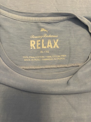 Tommy Bahama - Men’s Light Blue SS Tee. Size. XL - Picture 2 of 8