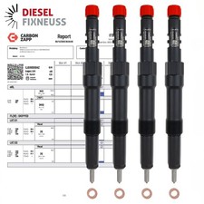 4x EINSPRITZDÜSE FORD MONDEO JAGUAR X TYPE 2.0 DIESEL INJECTOR EJDR00504Z