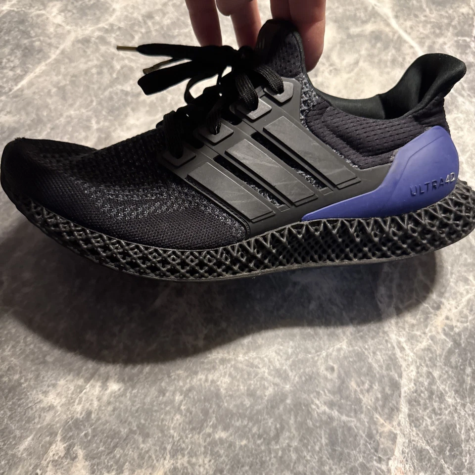 Adidas Ultra 4D Black Purple OG 2020 Men's Size 10 Running Shoes Sneakers FW7089 - Image 4 of 4