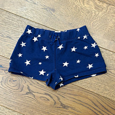 Polo Ralph Lauren Girls Star Print Drawstring Elastic Waist Shorts Blue M