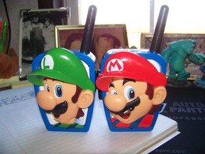Mario and Luigi two way radios