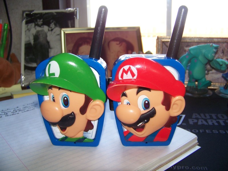 Mario and Luigi two way radios