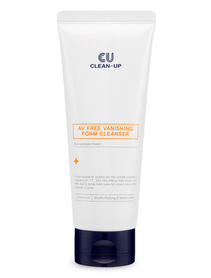 CUSKIN CU CLEAN-UP AV Free Vanishing Foam Cleanser 150mL