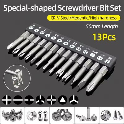 Präzisions-Y U-förmiger Dreieck-Schraubendreher magnetisches Bit-Set für Bohrmaschine UK