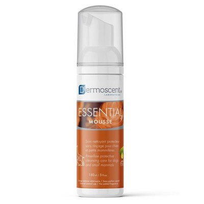 Dermoscent Essential Mousse - Dry Shampoo for Dogs & Small Mammals - Rinse Fr...