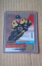 2020-21 Upper Deck Synergy Exceptional Young Stars David Pastrnak  Gold 420/449