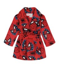 Spider-Man Toddler Boys Fleece Bathrobe Pajamas, Size 5T
