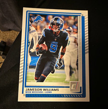 Donruss 2022 Jameson Williams Detroit Lions #9 Rookie Football Card. rookie card picture