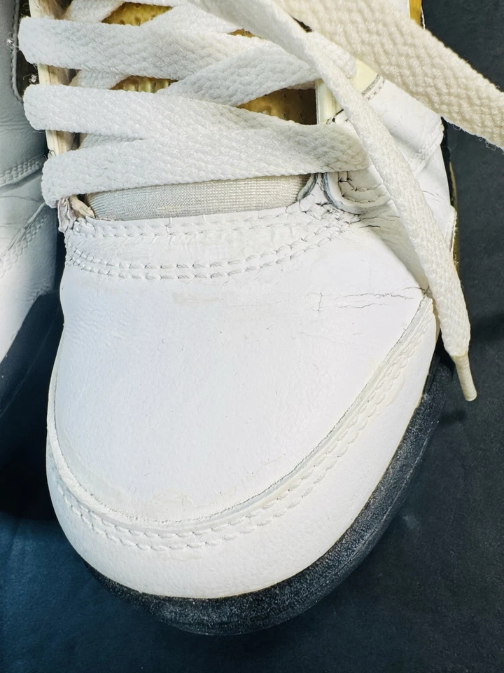 Nike Air Jordan 5 Retro GS Zapatos Olímpicos Juveniles Talla 6Y Blanco Dorado 440888-133 LEER Foto 4 de 4