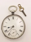 Antique Waltham Sterling Silver 18s 11j Open Face Pocket Watch Martin Square Gr