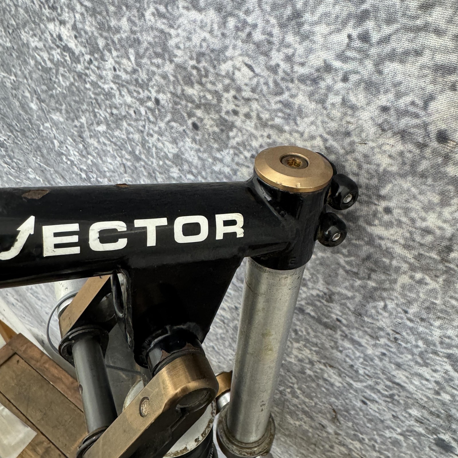 Vintage Girvin Vector Suspension Fork 1 In Threadless 26 Canti Brake 90s MTB USA