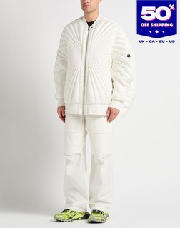 RRP €1990 MONCLER RICK OWENS Radiance Peter Down Jacket Size 1 S Wool Rib