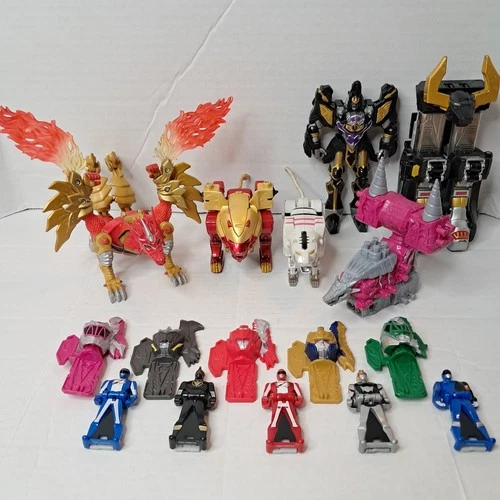 16 Vintage Power Rangers Mystic Force Fury Dragon Wolf King Bison Gao Lion Tiger