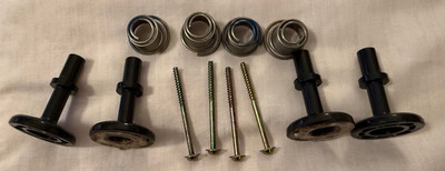JVC DIRECT DRIVE TURNTABLE QL-A200 ANTI VIBRATION SKIP FOOT SPRING SCREW SET