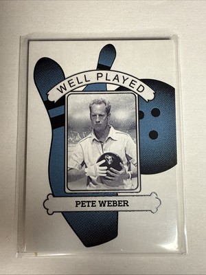 Futera Vintage Multi Sport Bowling Pete Weber WP18 /14