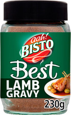 Bisto Best Lamb Gravy Granules Made with Real Meat Juice, 230 g Jar (Pack of 1)